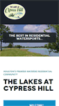 Mobile Screenshot of lakesatcypresshill.com